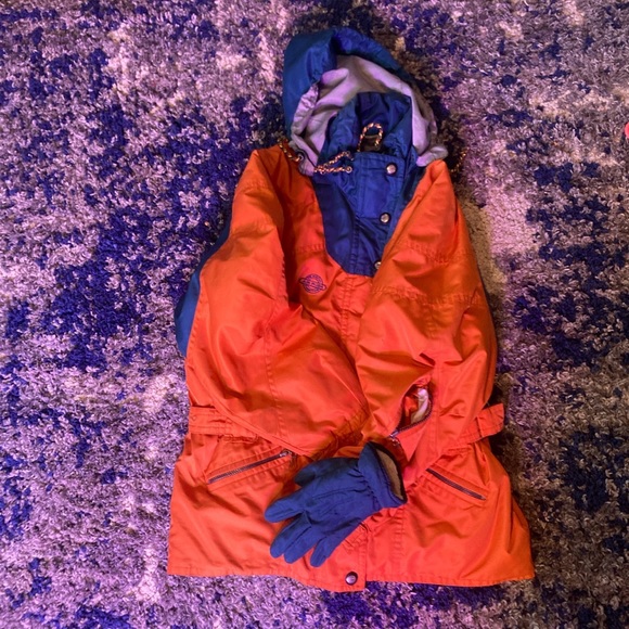 Puffer orange jacket - Picture 3 of 4